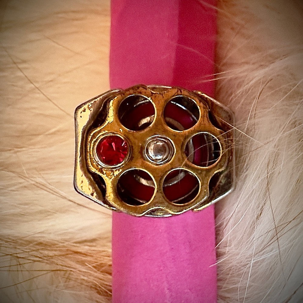 Russian roulette men’s ring